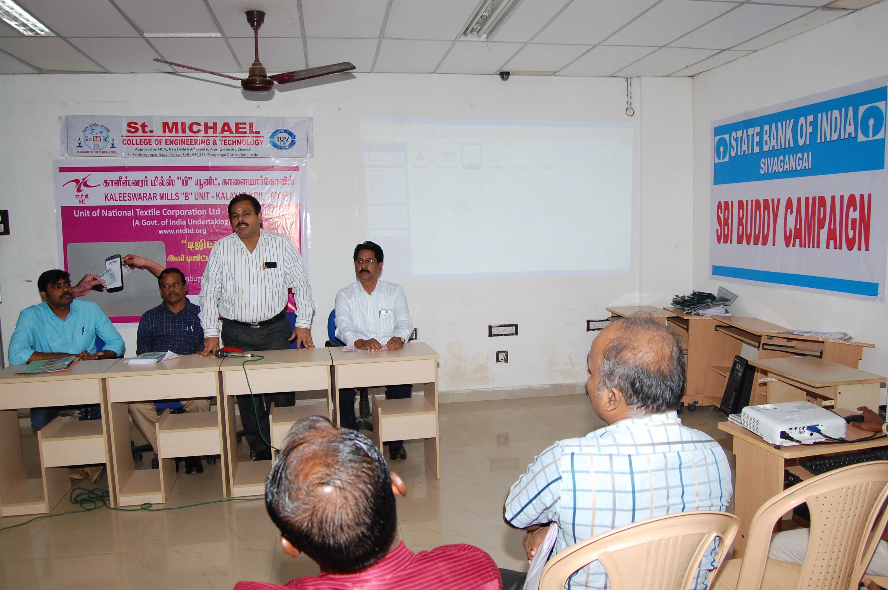 UPI Camp in St. MICHAEL College Of Engineering & Technology by Kaleeswara Mills B Unit